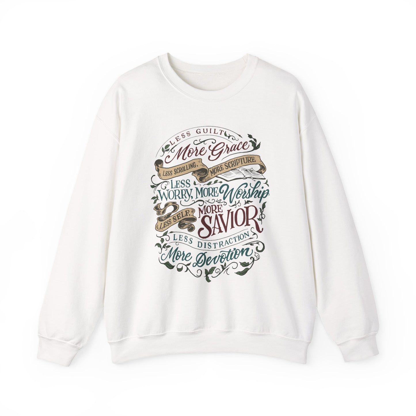 Less Guilt, More Grace | Adult Unisex Gildan Sweatshirt