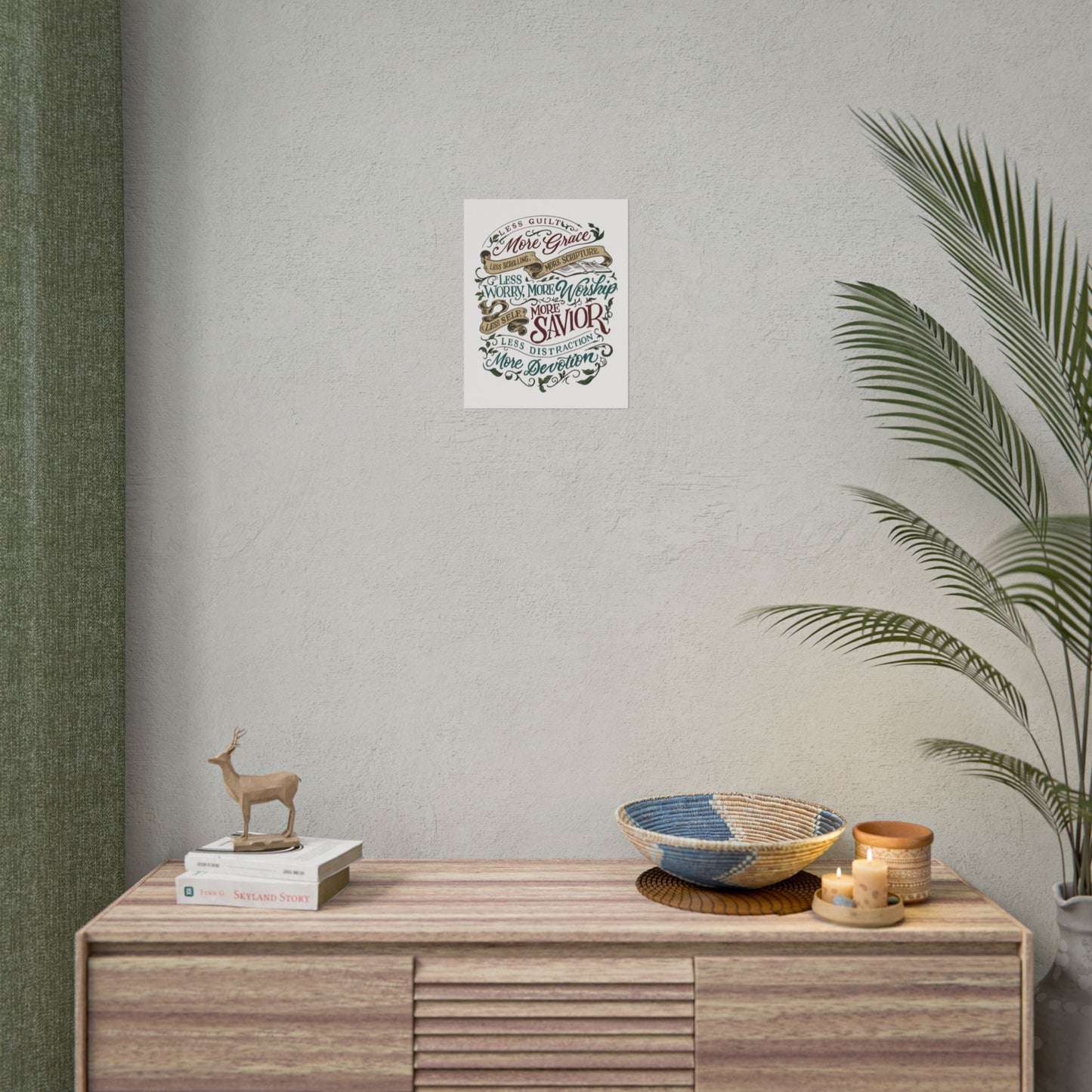 Less guilt - More grace | Poster Print