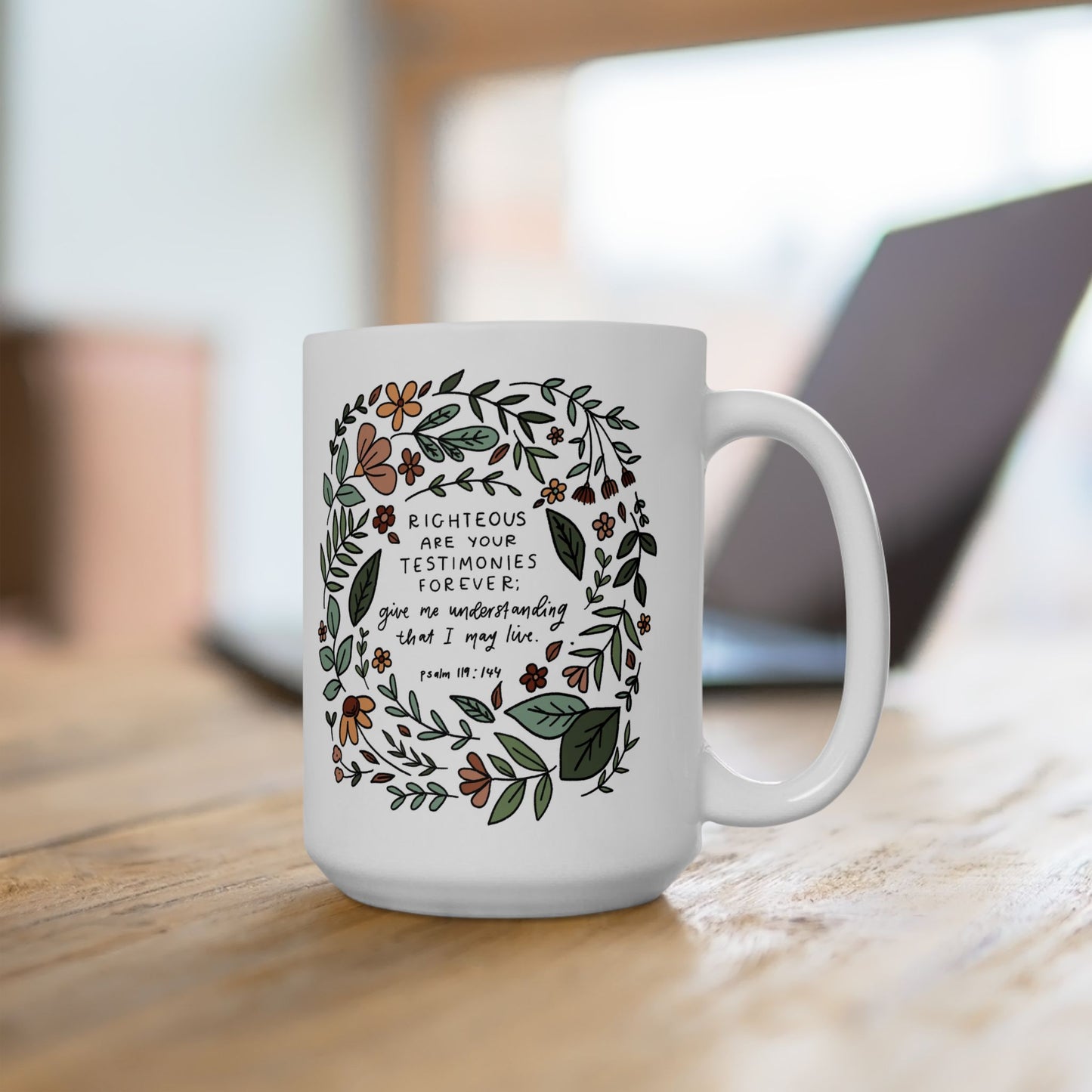 Righteous Testimonies | Ceramic Mug (15oz)