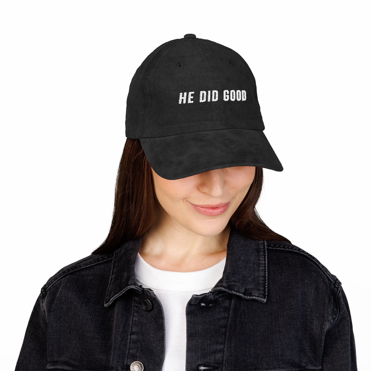 He did good | Vintage Corduroy Cap (Embroidery)