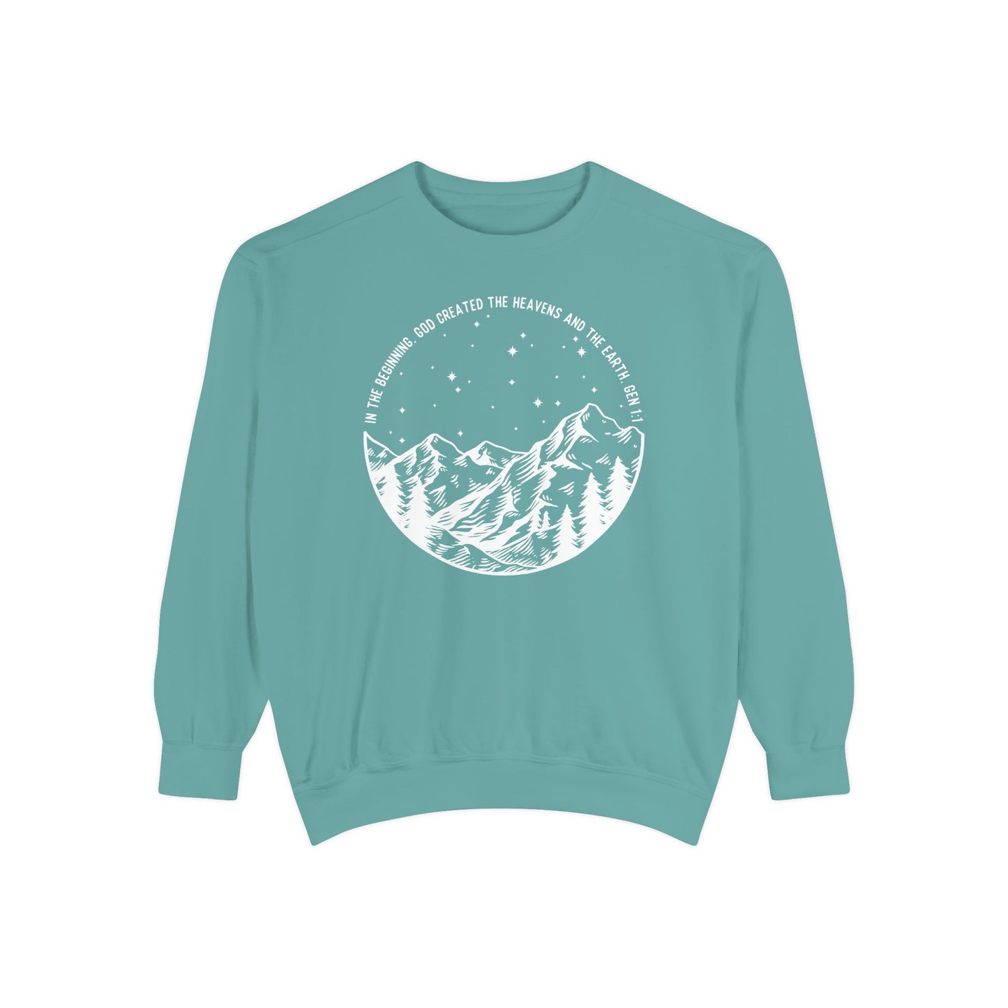 In The Beginning | Adult Unisex Comfort Colors Sweatshirt