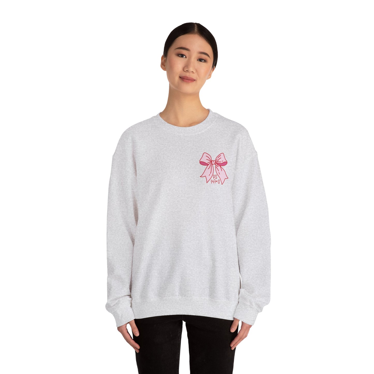 Psalm 147:3 (front & back design) | Adult Unisex Gildan Sweatshirt