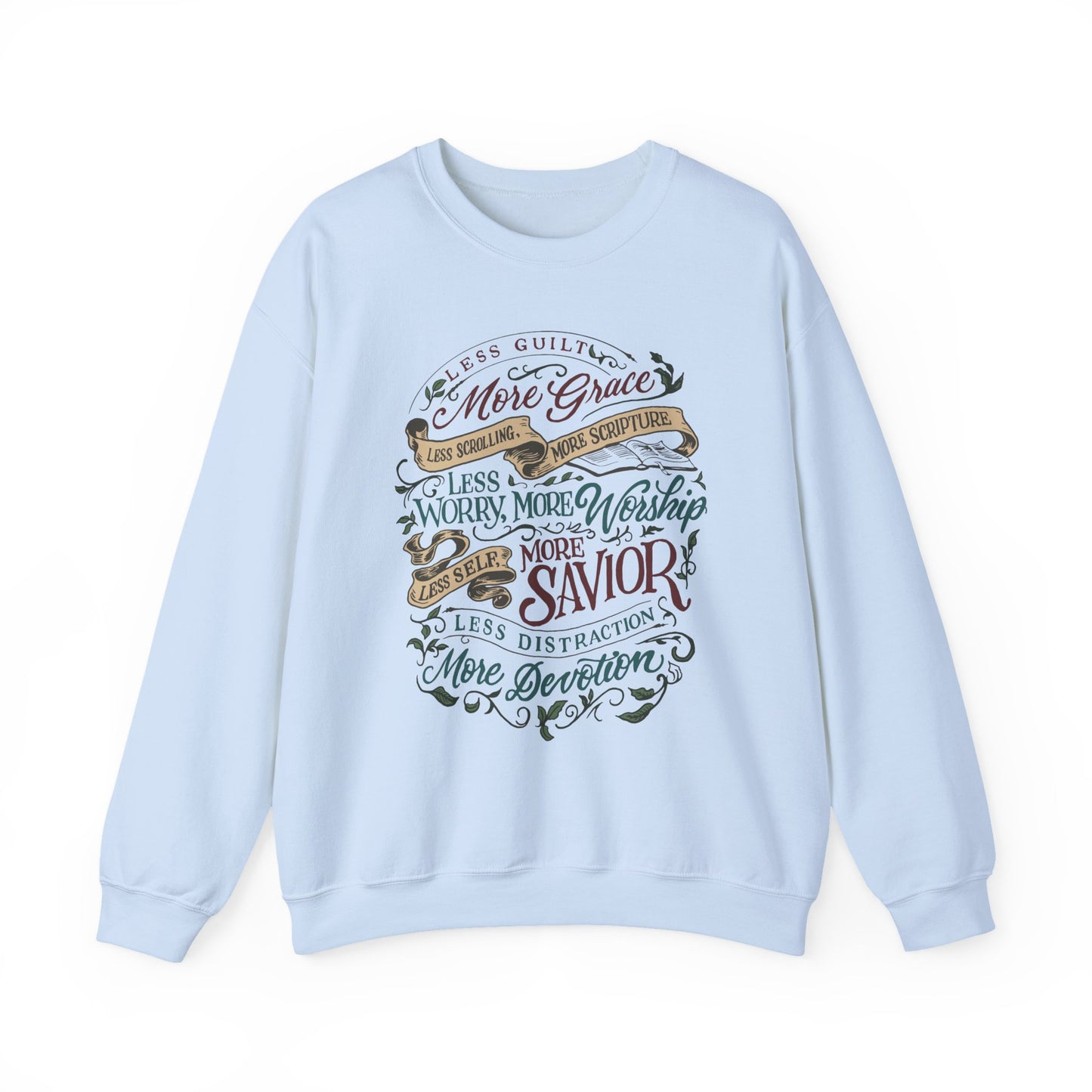 Less Guilt, More Grace | Adult Unisex Gildan Sweatshirt