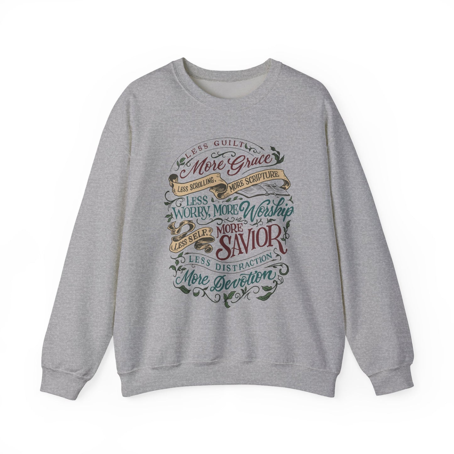 Less Guilt, More Grace | Adult Unisex Gildan Sweatshirt