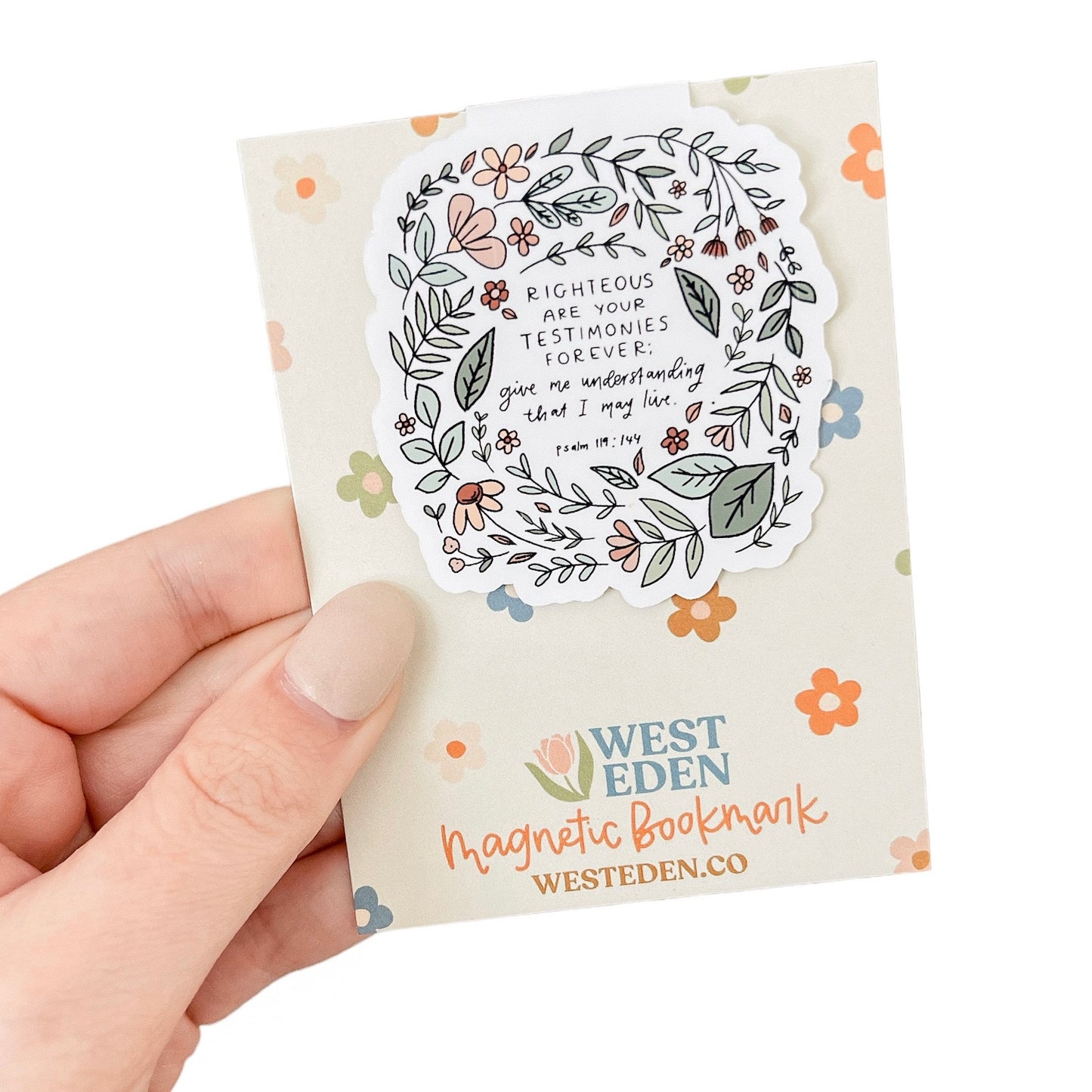 Righteous Testimonies | Magnetic Bookmark