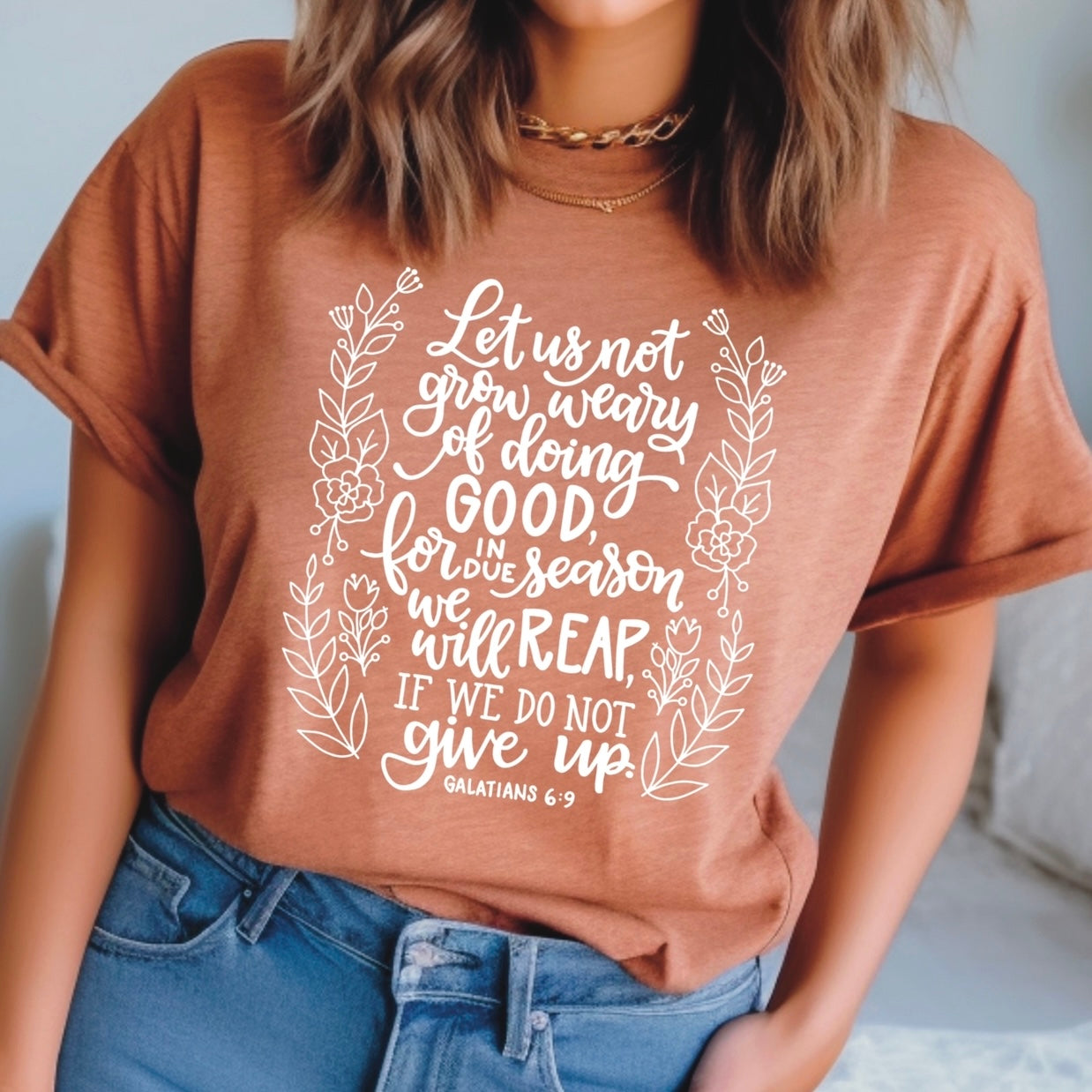 Not grow weary | Bella Canvas Tee