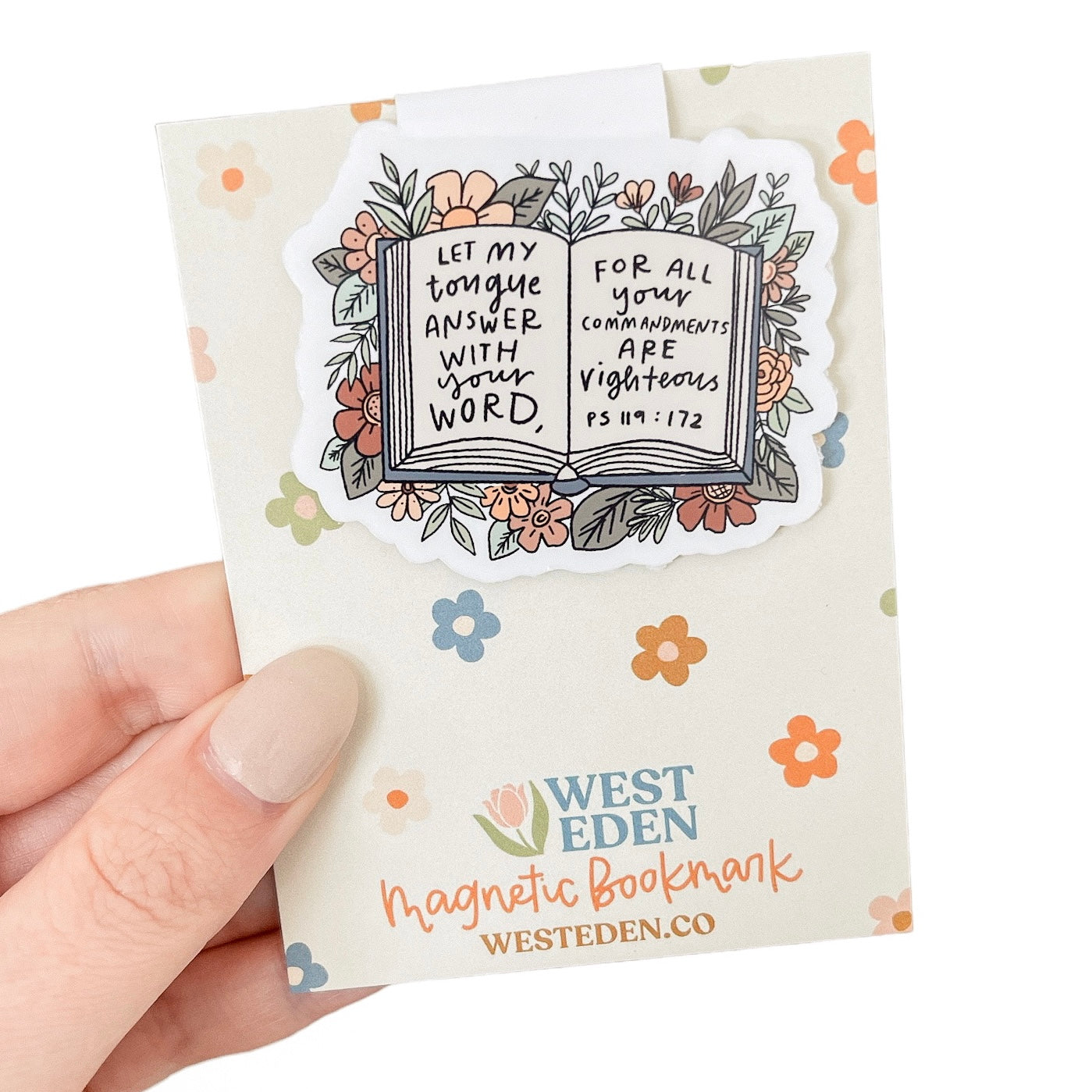 Answer with Your word | Magnetic Bookmark