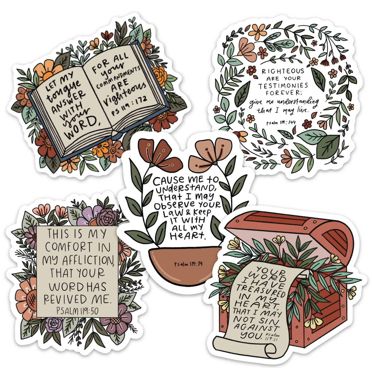 Psalm 119 | Vinyl Sticker Set