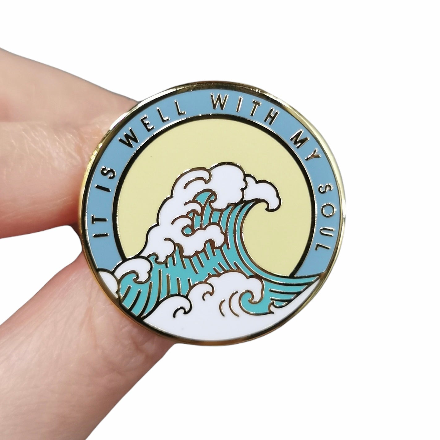 It is well wave | Enamel Pin