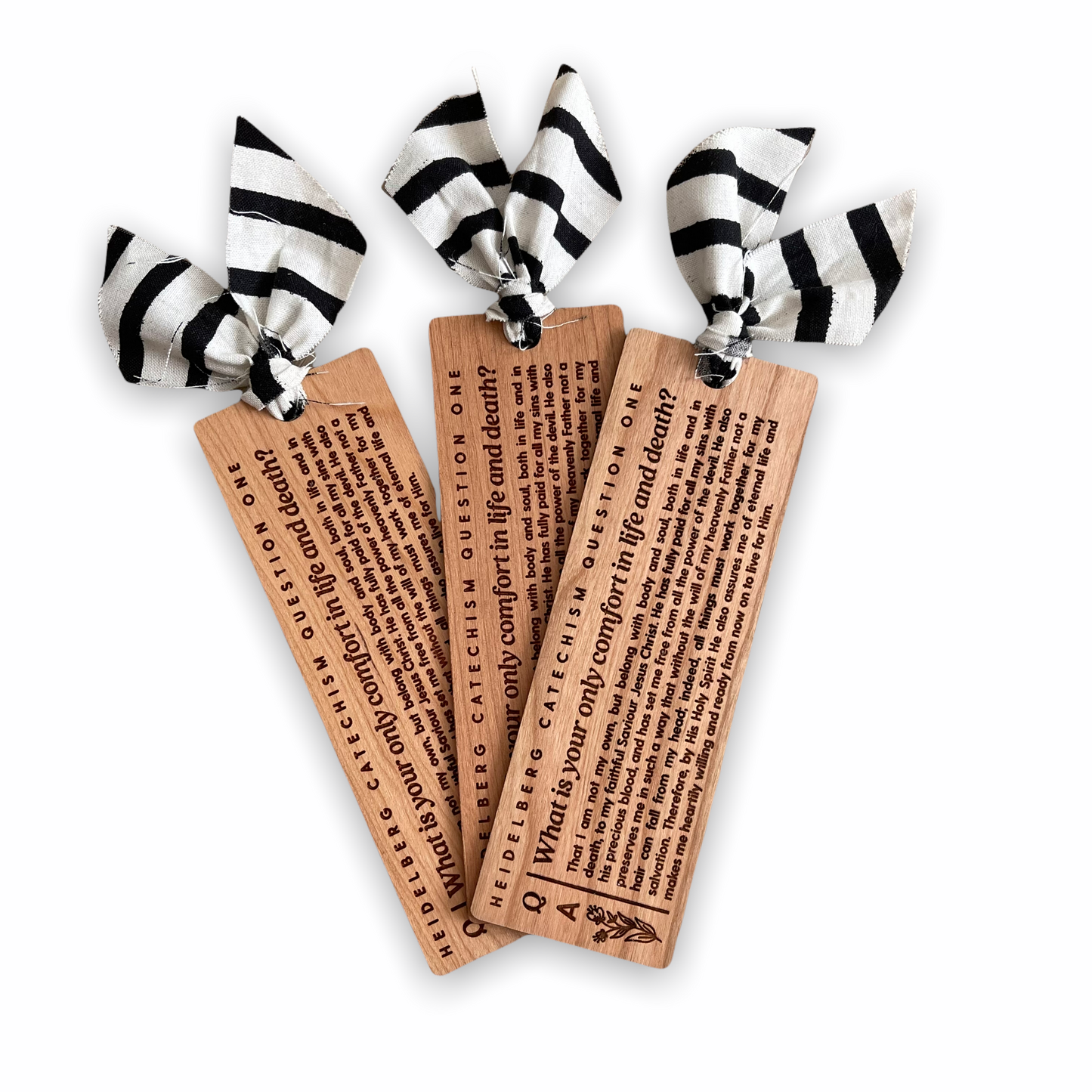 Heidelberg question 1 | wooden bookmark