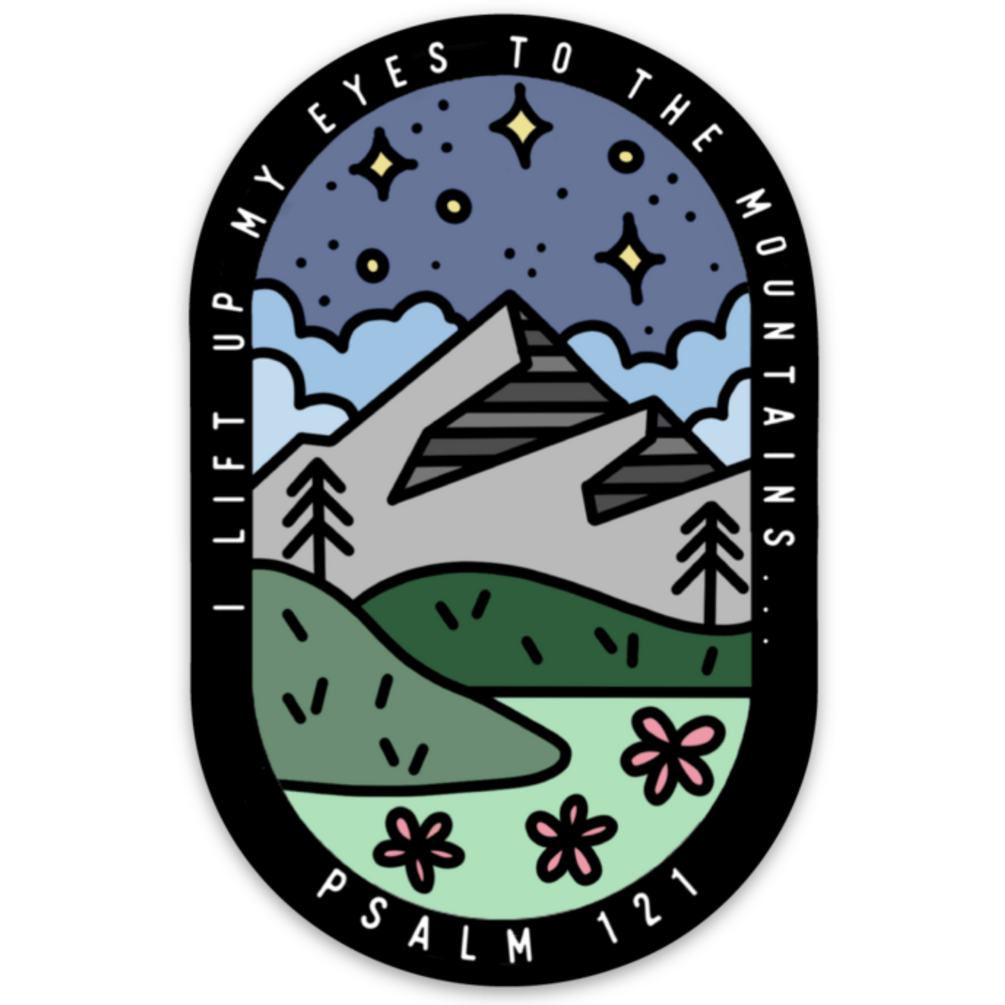 Psalm 121 | Vinyl Sticker
