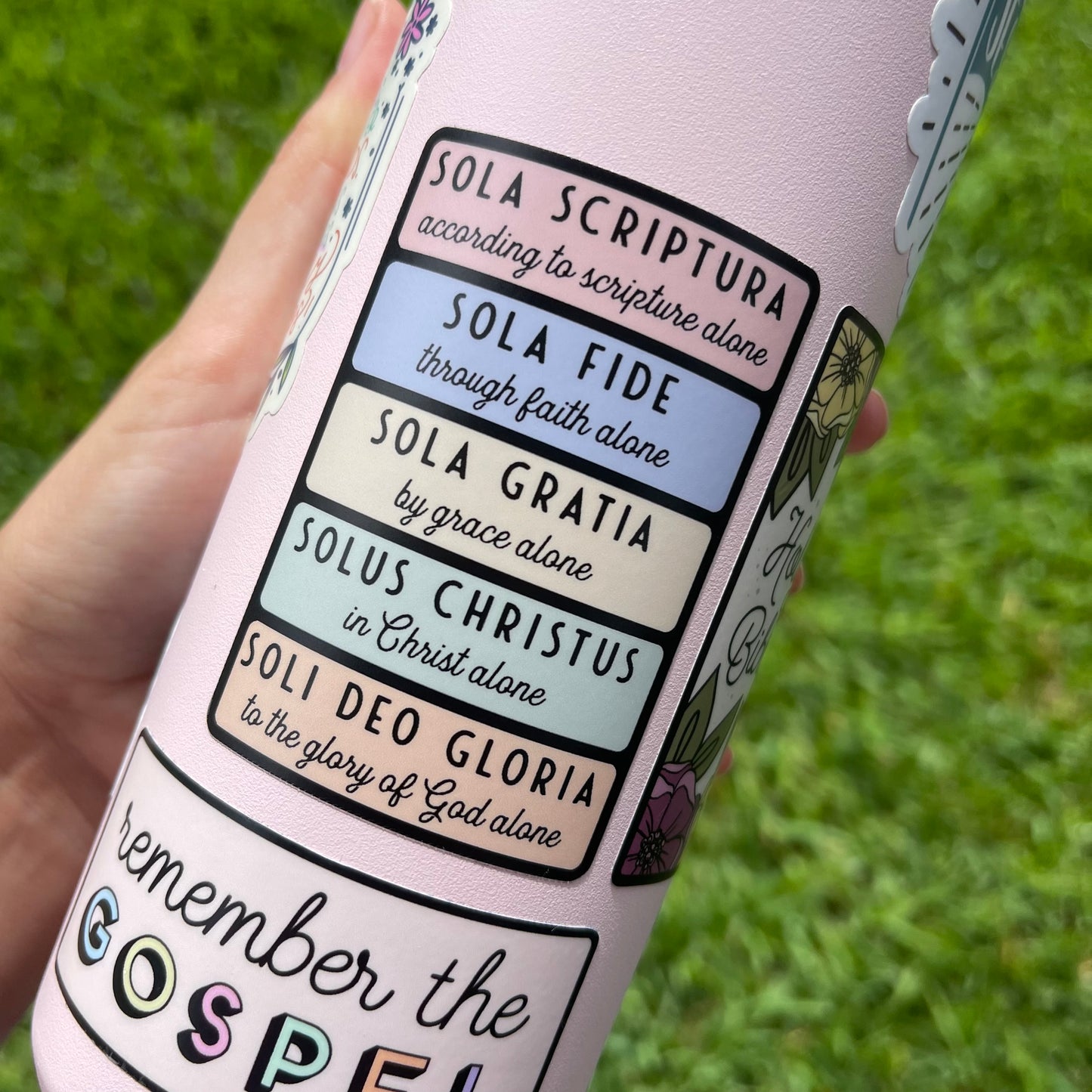 5 Solas | Vinyl Sticker