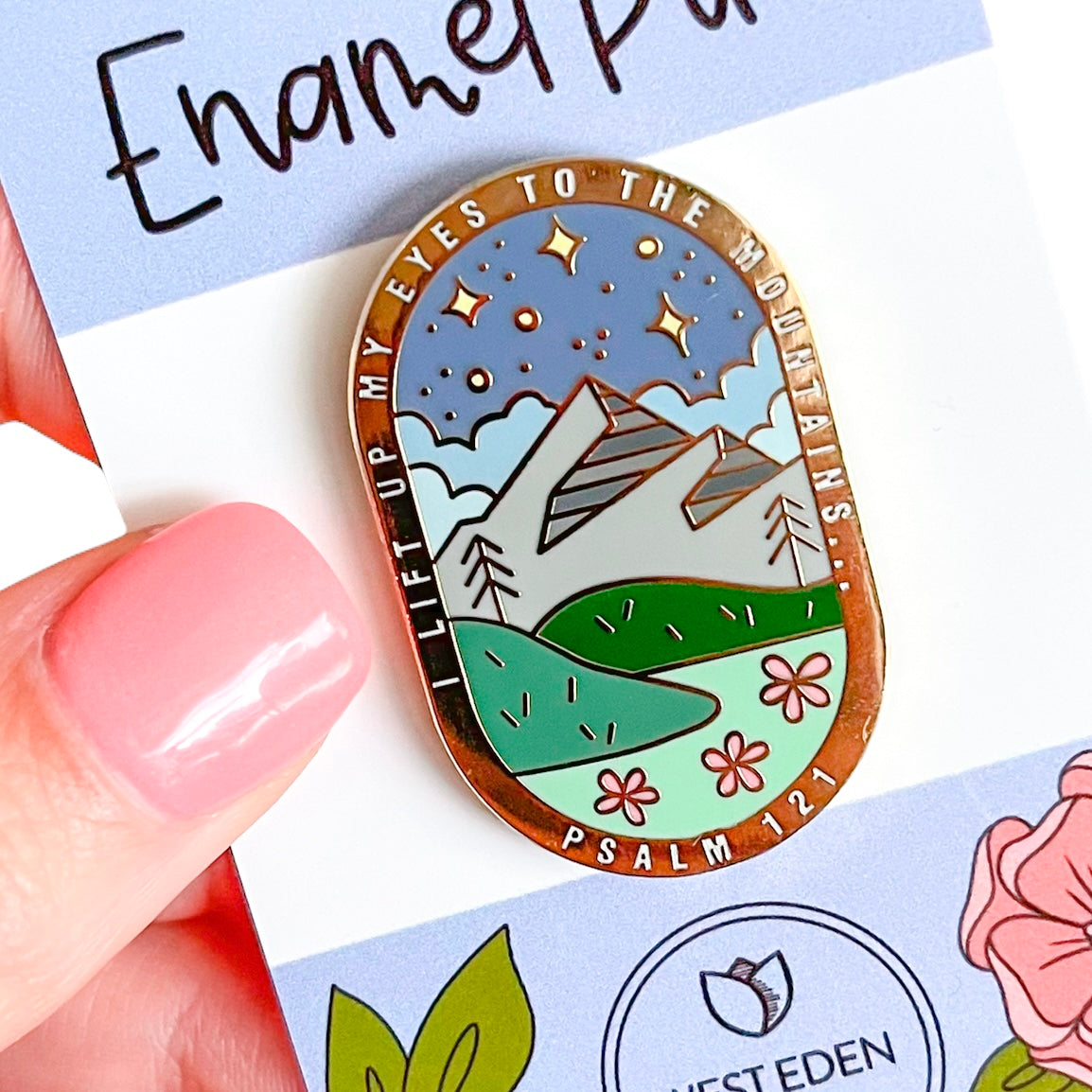 Psalm 121 | Enamel Pin