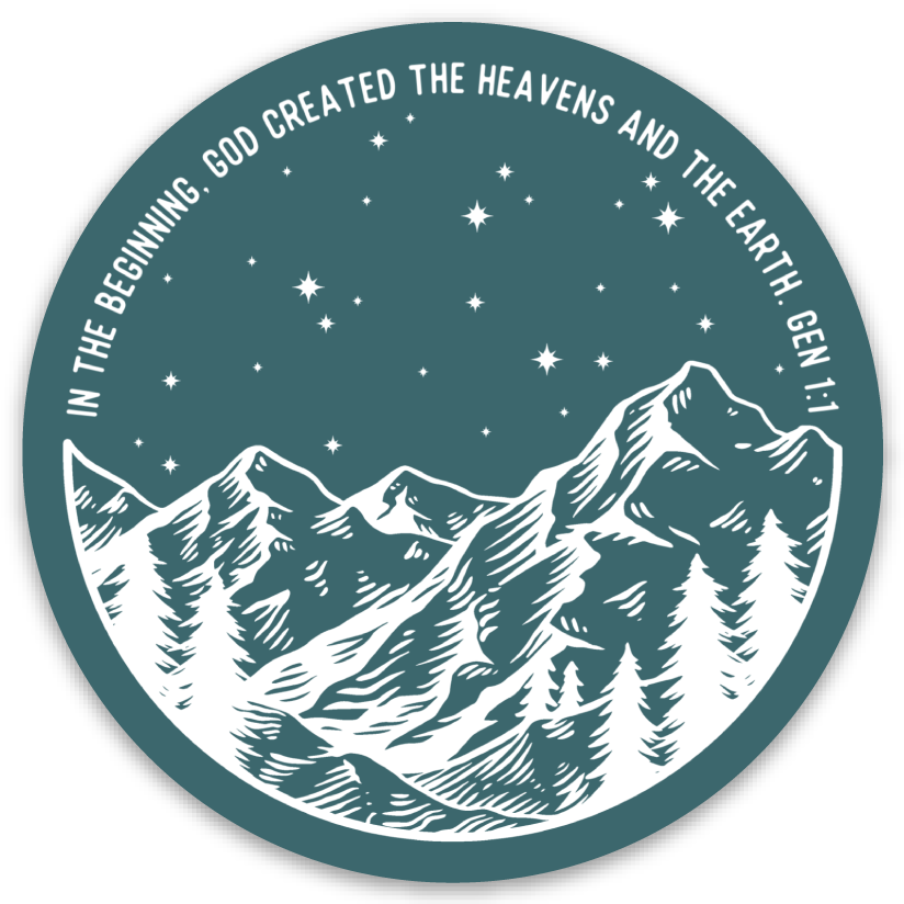 In the beginning | Vinyl Sticker