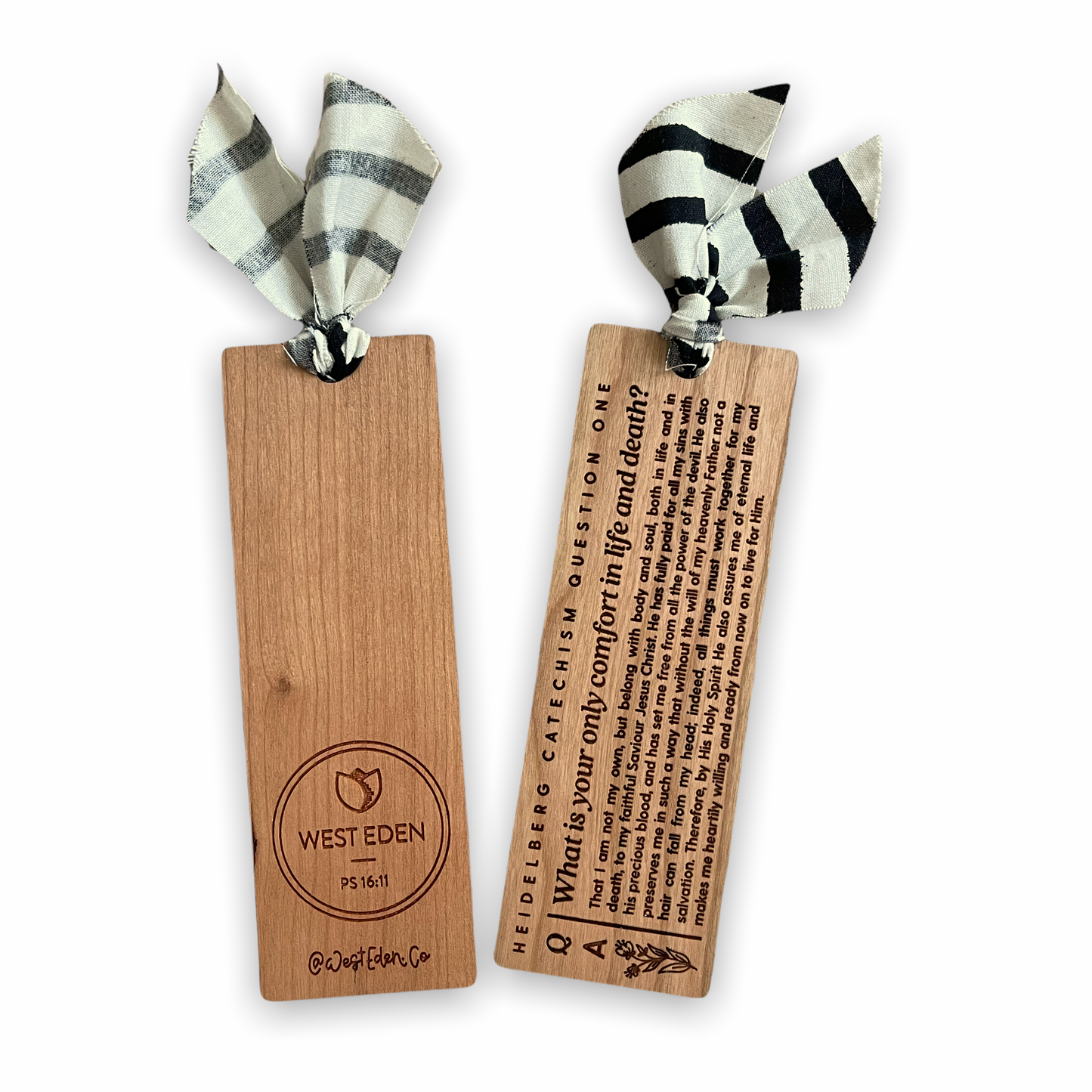 Heidelberg question 1 | wooden bookmark