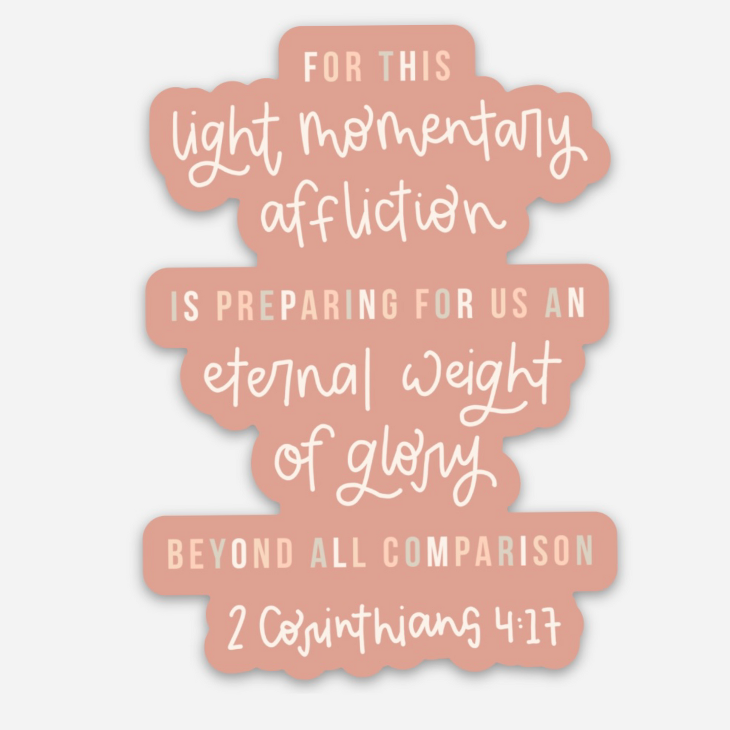 Light momentary affliction | Magnet