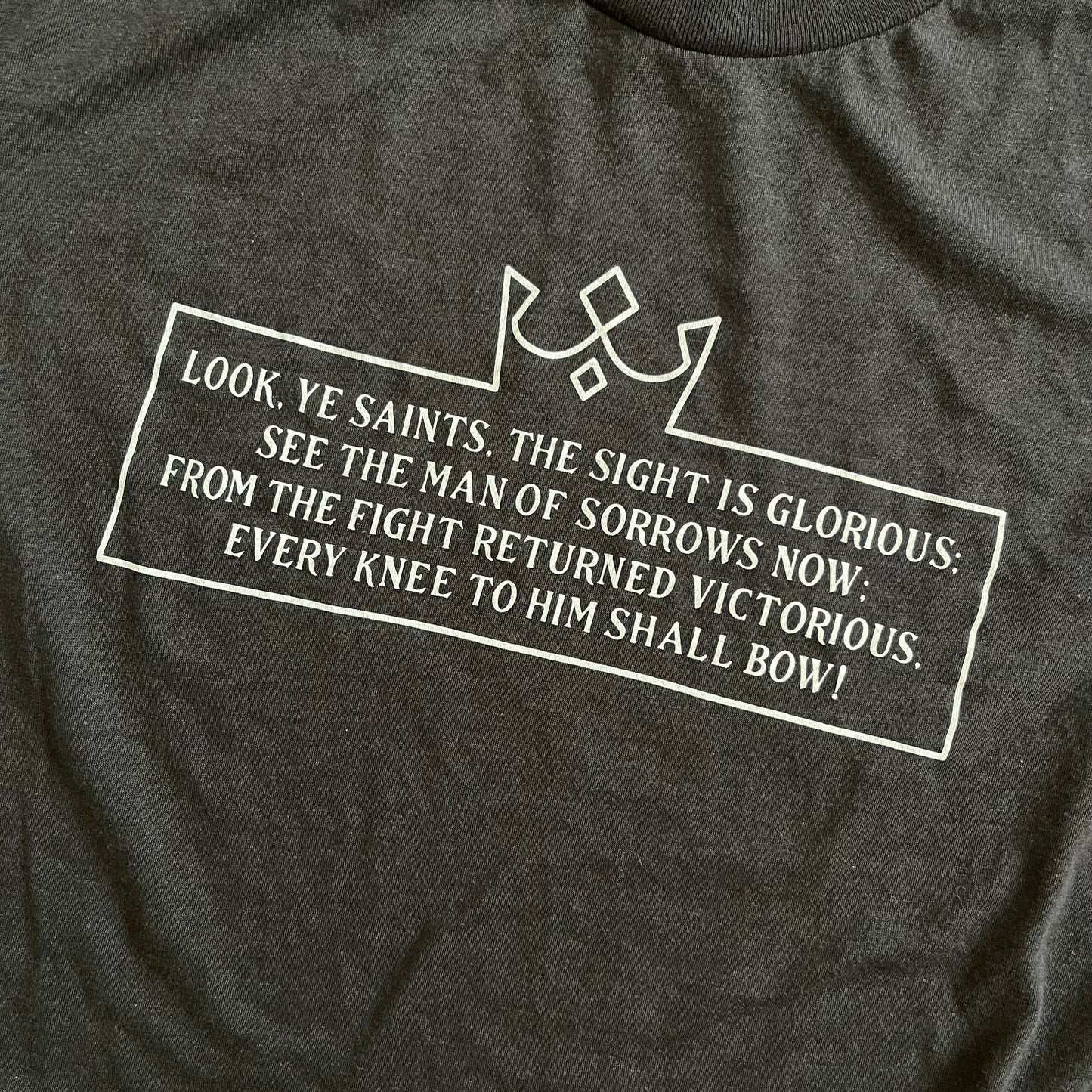 Look Ye Saints Tee (S, M remain)