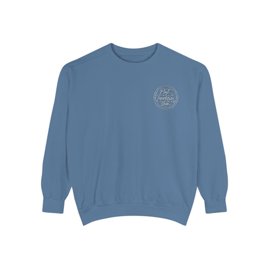 Post Tenebras Lux | Adult Unisex Comfort Colors Sweatshirt (Embroidered)