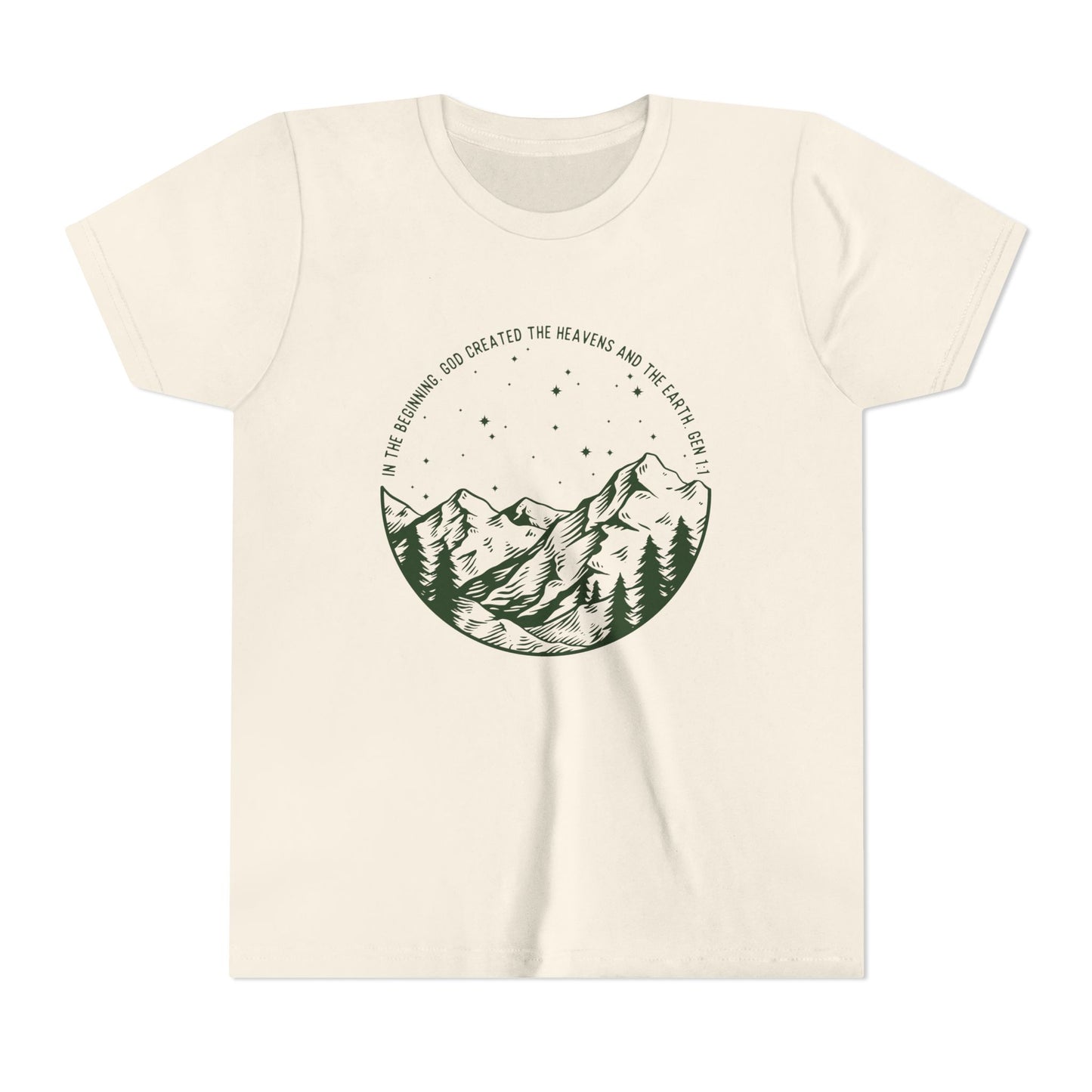 In The Beginning | Youth Bella + Canvas Tee