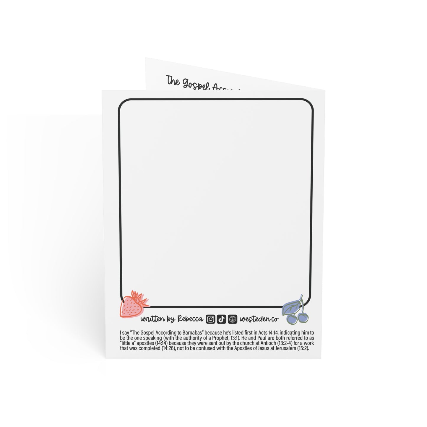 He did good | Tract Cards (10, 30, or 50 count)
