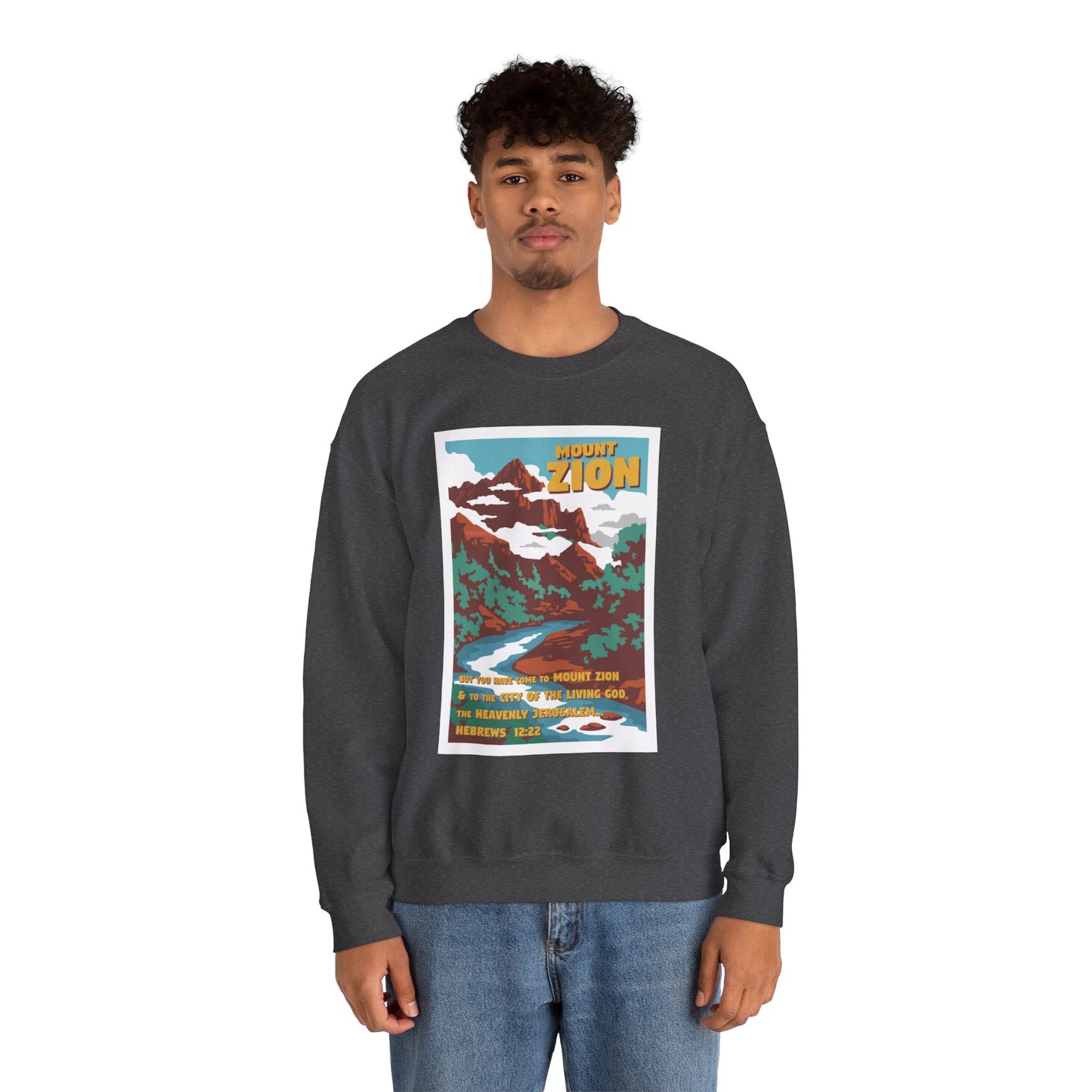 Mount Zion | Unisex Heavy Blend™ Crewneck Sweatshirt