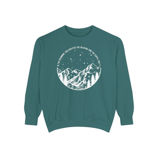 In The Beginning | Adult Unisex Comfort Colors Sweatshirt