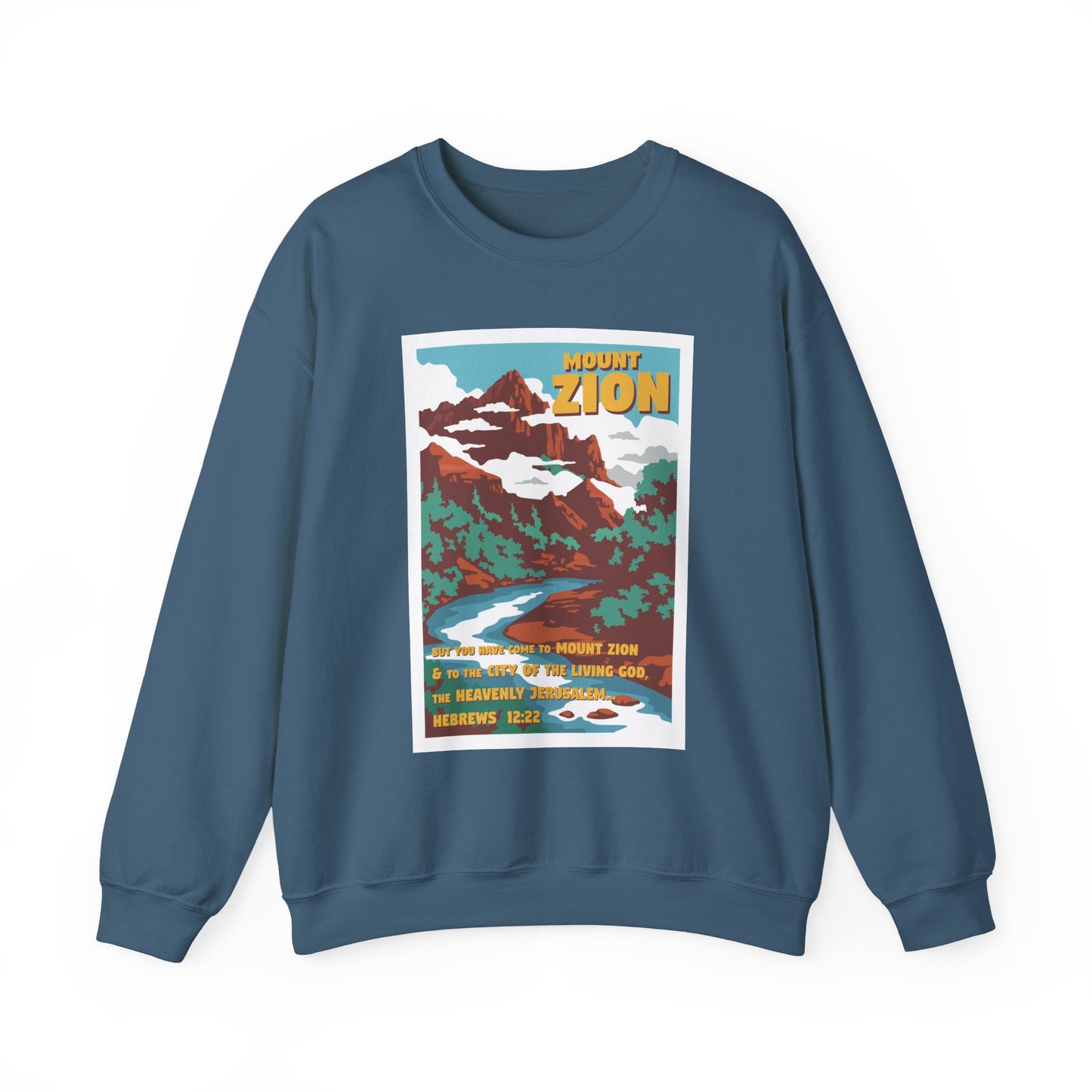 Mount Zion | Unisex Heavy Blend™ Crewneck Sweatshirt