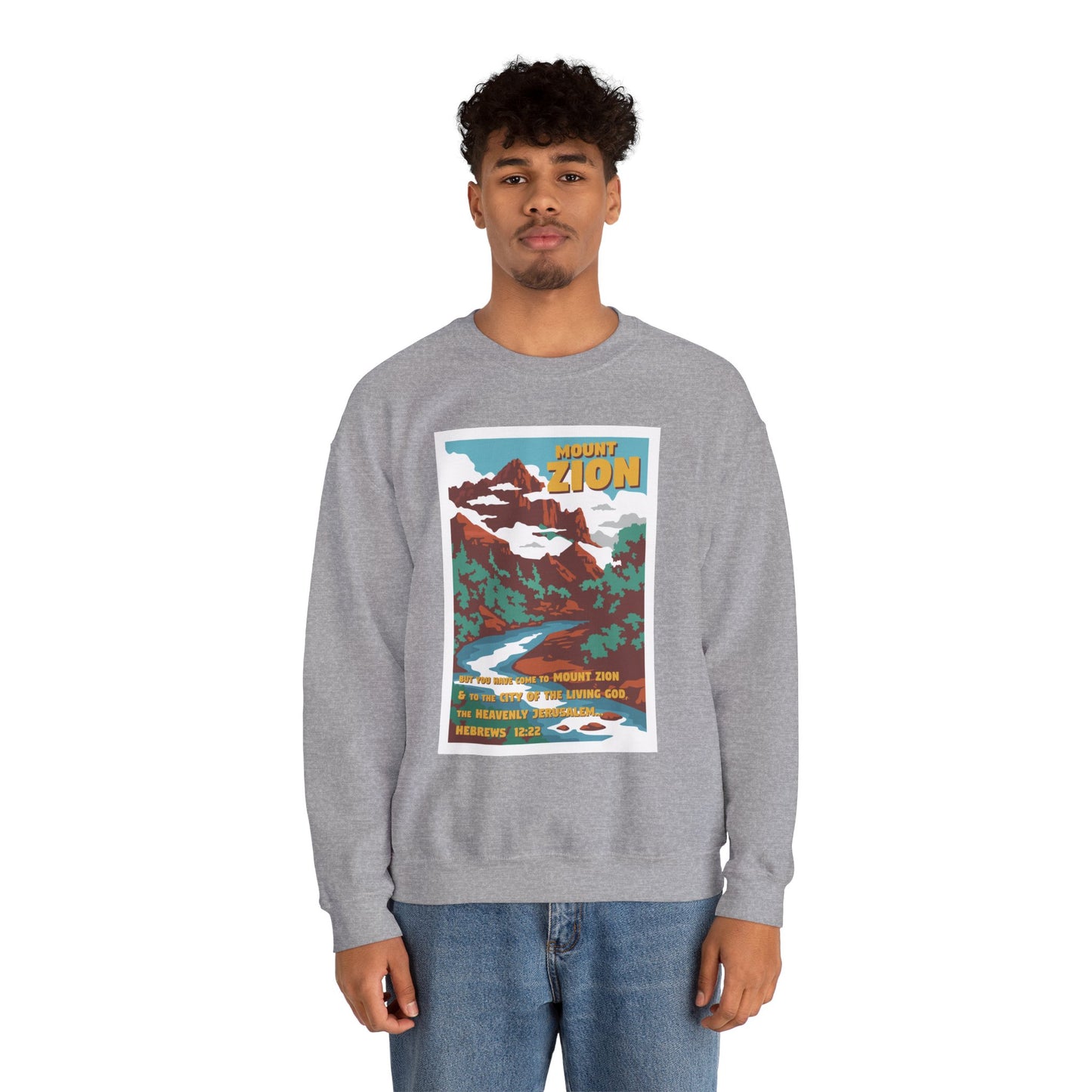 Mount Zion | Unisex Heavy Blend™ Crewneck Sweatshirt