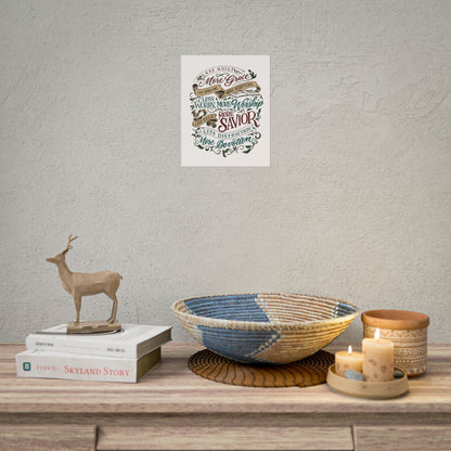 Less guilt - More grace | Poster Print