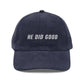 He did good | Vintage Corduroy Cap (Embroidery)