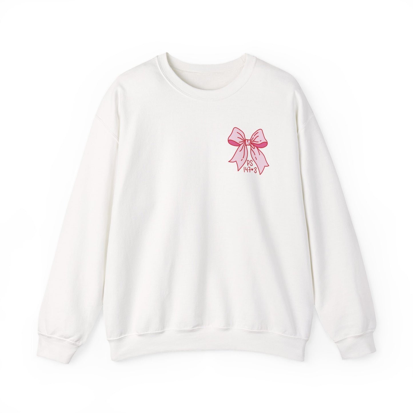 Psalm 147:3 (front & back design) | Adult Unisex Gildan Sweatshirt