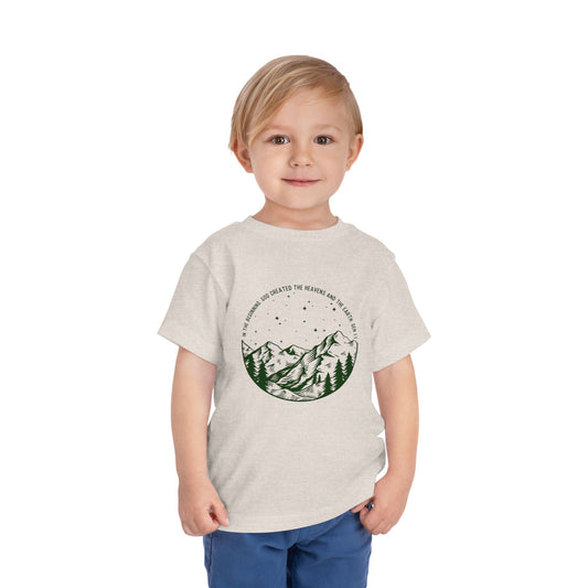 In The Beginning | Toddler Bella + Canvas Tee