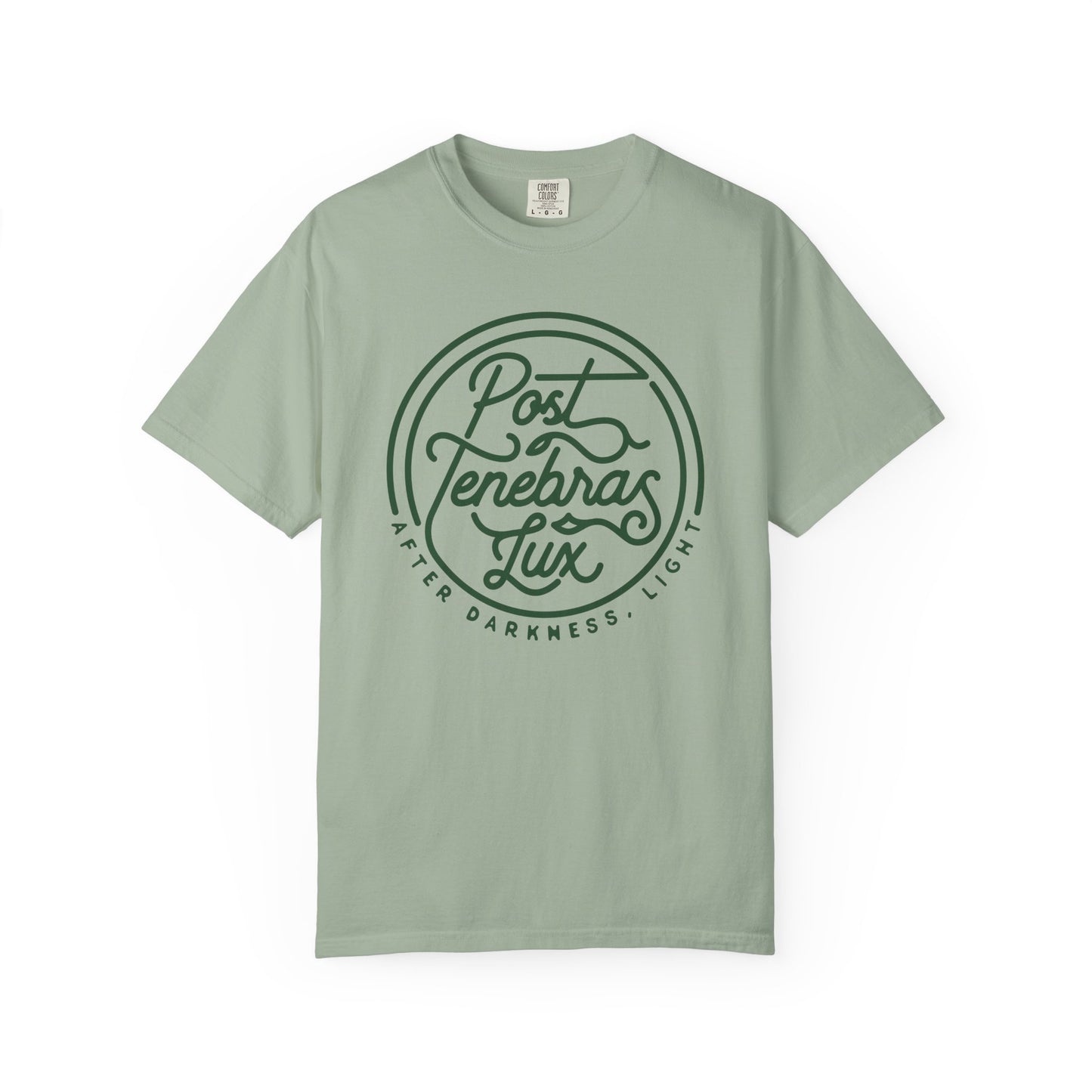 Post Tenebras Lux | Adult Unisex Comfort Colors T-shirt