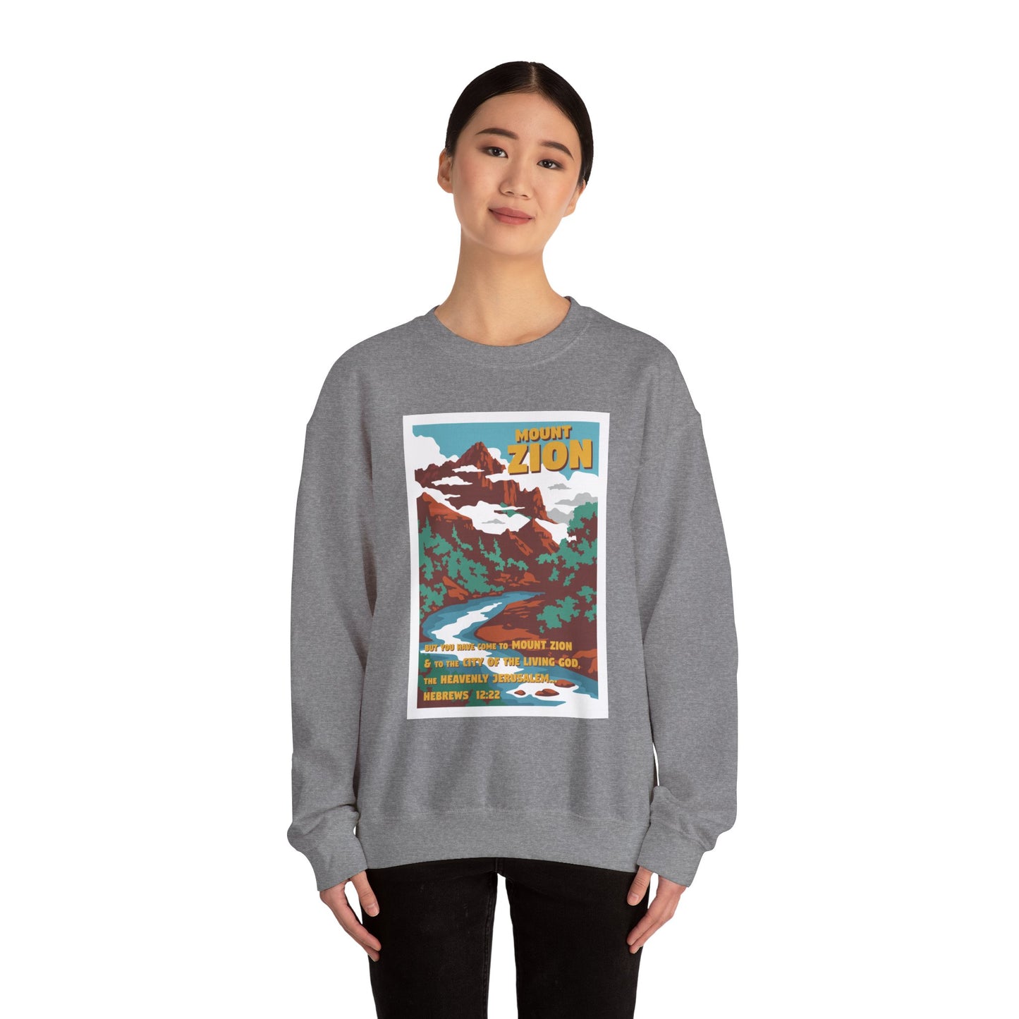 Mount Zion | Unisex Heavy Blend™ Crewneck Sweatshirt