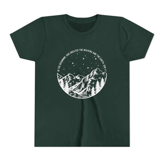 In The Beginning | Youth Bella + Canvas Tee