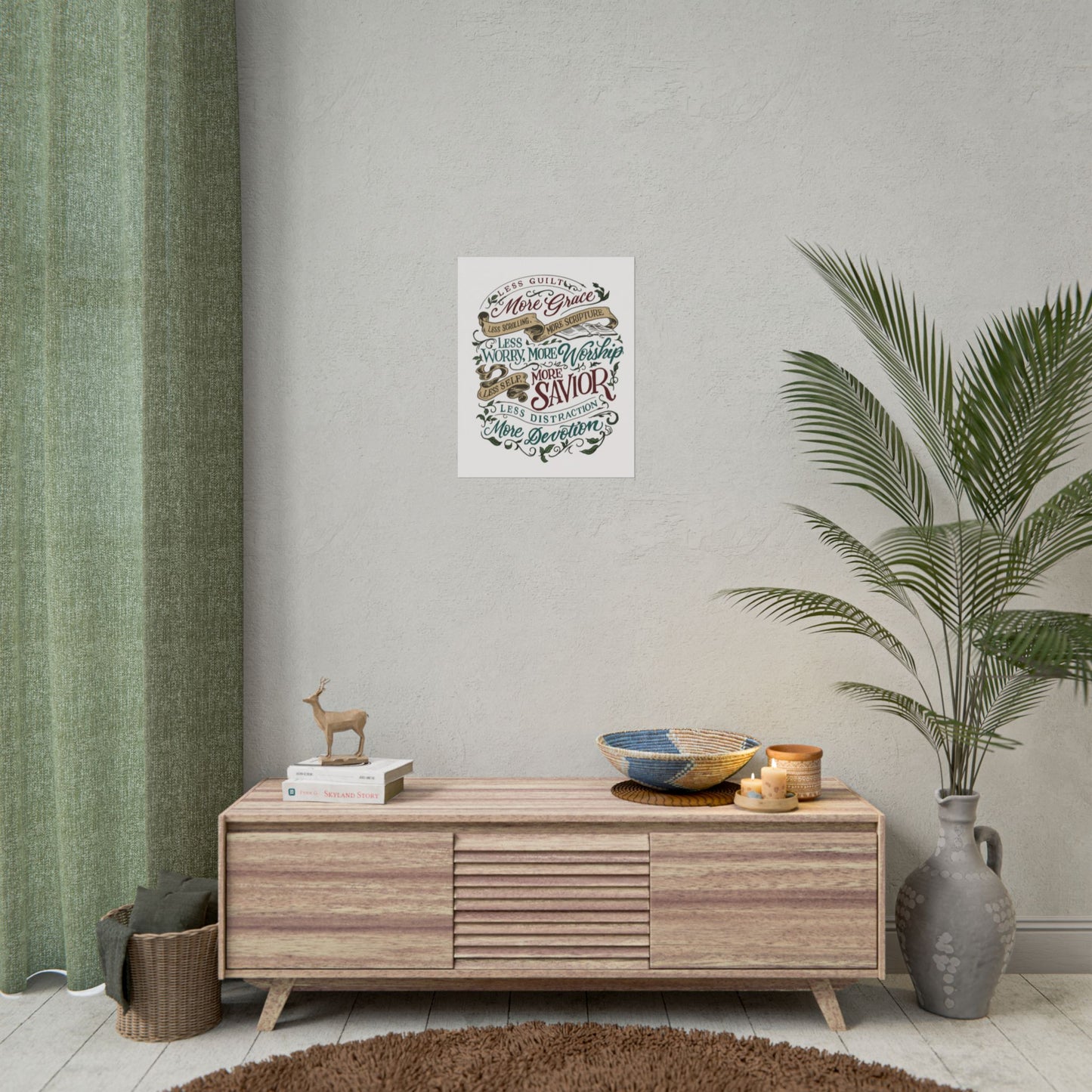 Less guilt - More grace | Poster Print