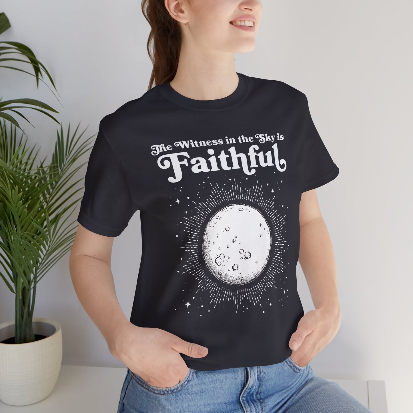 The Witness in the Sky is Faithful | Adult Unisex Bella + Canvas Tee