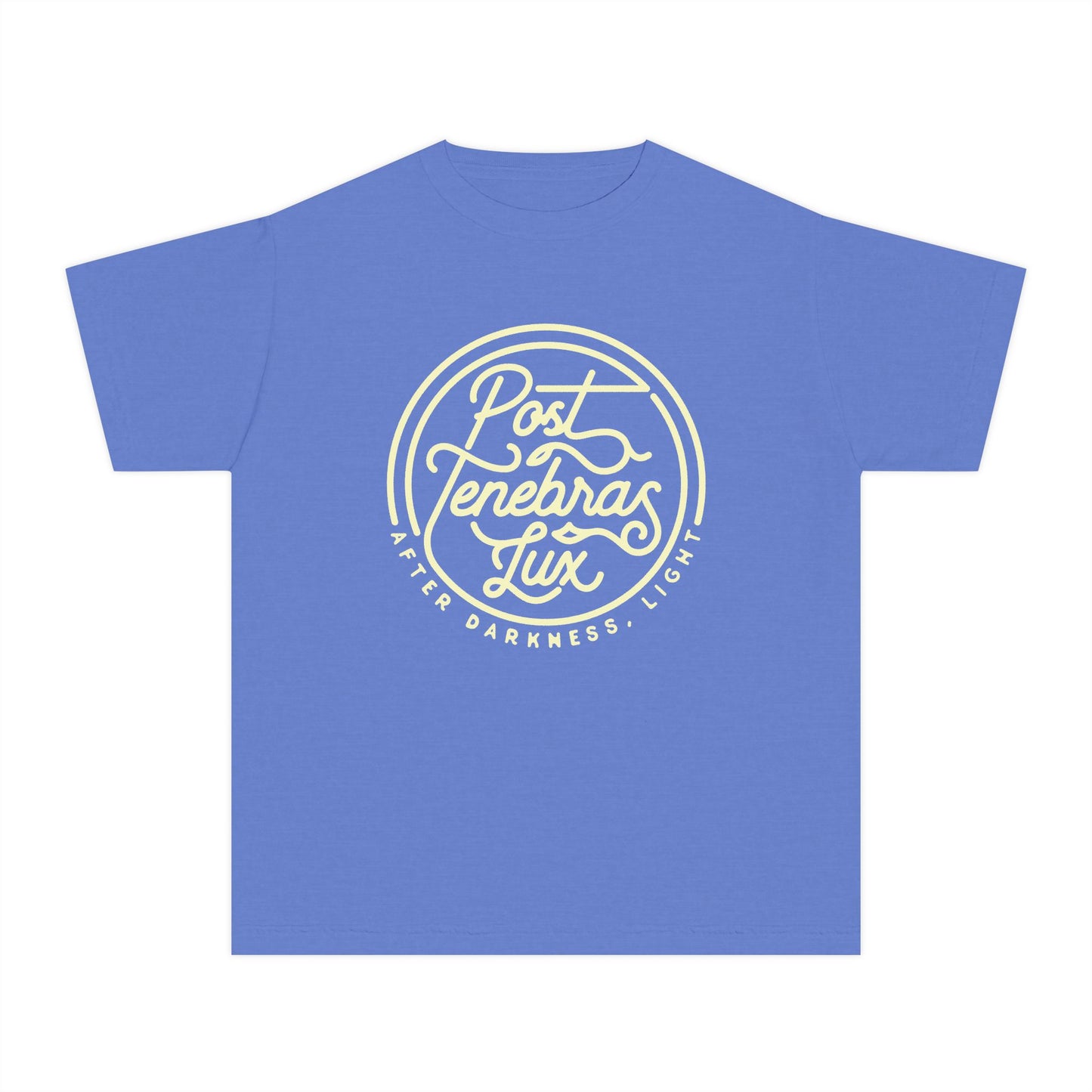 Post Tenebras Lux | Youth Comfort Colors Tee