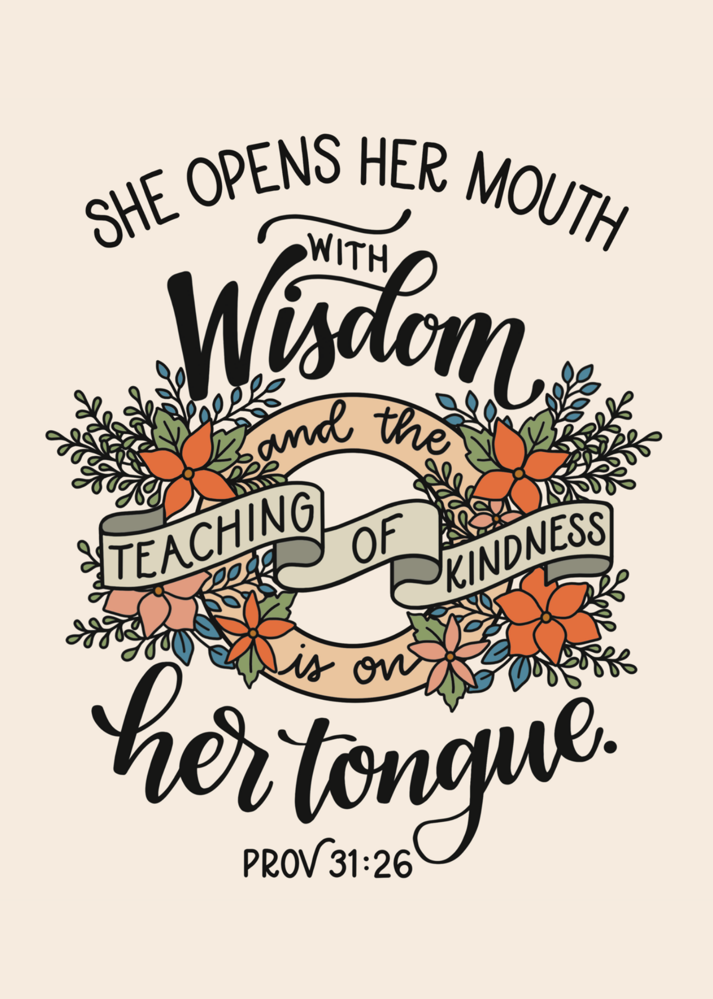 Proverbs 31:26 | Print