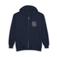 Post Tenebras Lux | Adult Unisex Gildan Full Zip Hooded Sweatshirt (Embroidered)