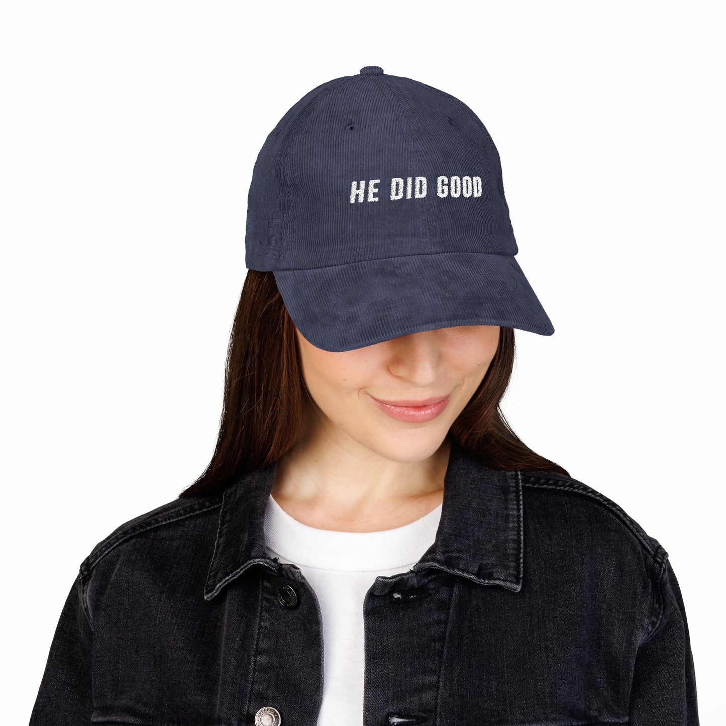 He did good | Vintage Corduroy Cap (Embroidery)
