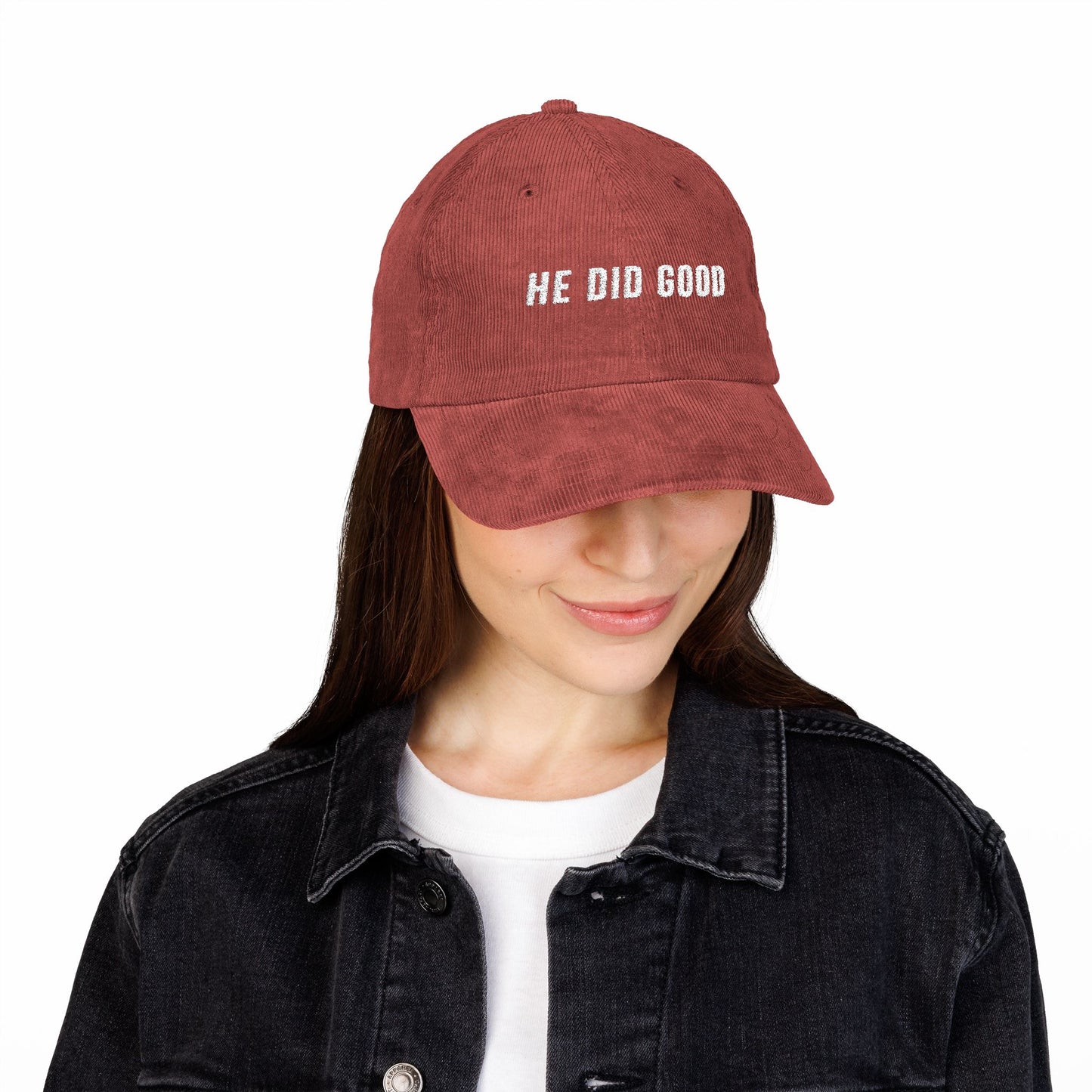 He did good | Vintage Corduroy Cap (Embroidery)