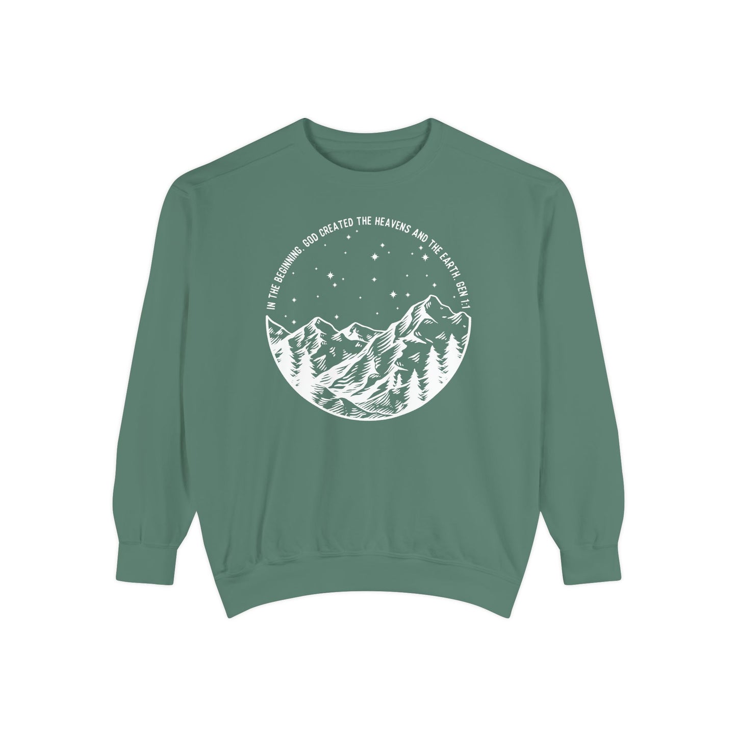 In The Beginning | Adult Unisex Comfort Colors Sweatshirt