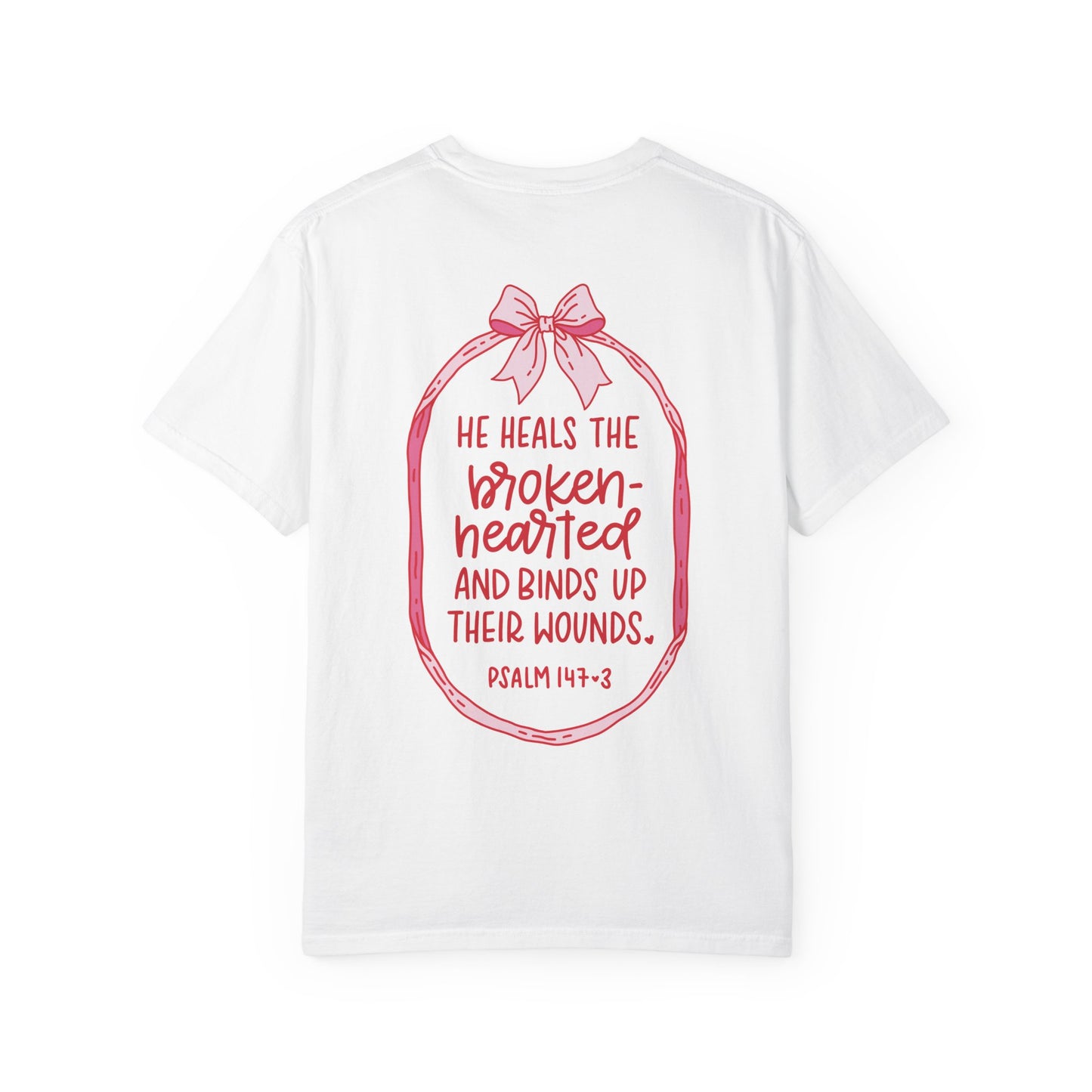 Psalm 147:3 (front&back design) | Adult Unisex Comfort Colors T-shirt