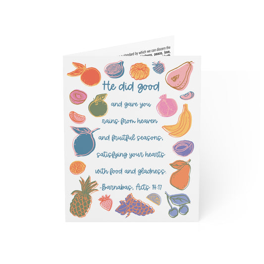 He did good | Tract Cards (10, 30, or 50 count)