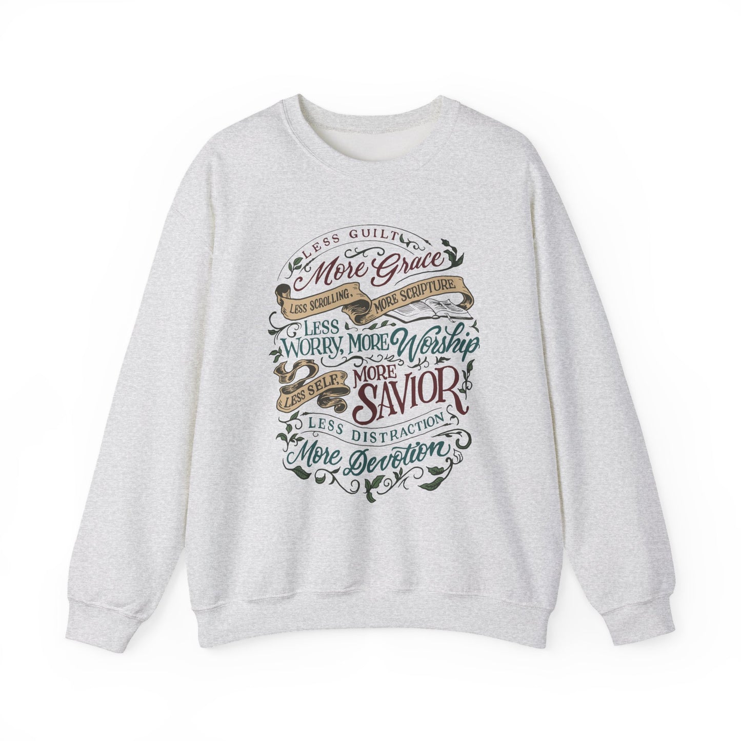 Less Guilt, More Grace | Adult Unisex Gildan Sweatshirt