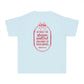 Psalm 147:3 (front & back design) | Youth Comfort Colors Tee