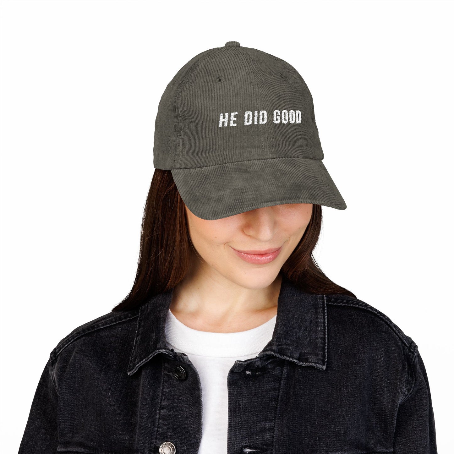 He did good | Vintage Corduroy Cap (Embroidery)