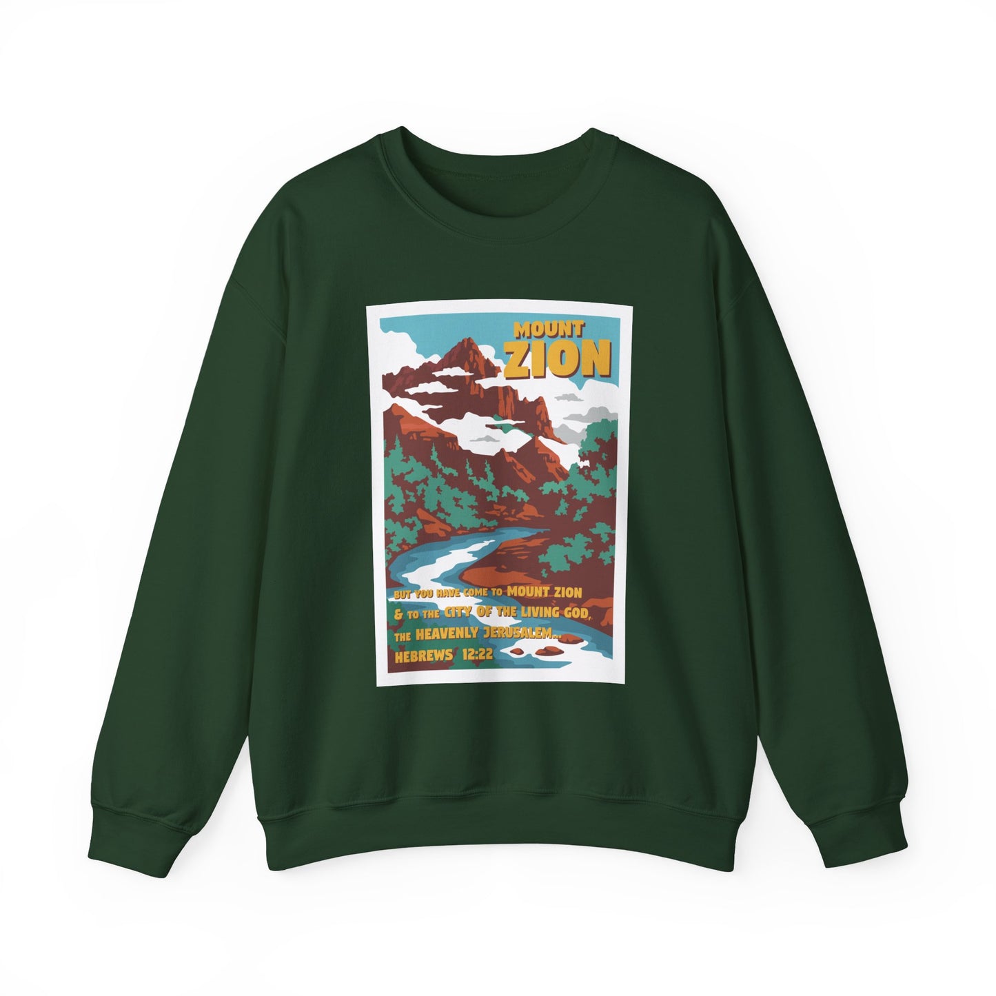 Mount Zion | Unisex Heavy Blend™ Crewneck Sweatshirt