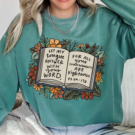 Answer with Your Word Sweatshirt